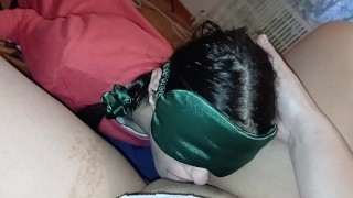 My girlfriend greedily eats my pussy in the morning instead of breakfast - IkaSmokS