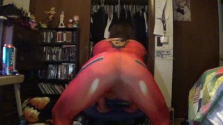 TWERKING MY FAT ASS IN A SKINTIGHT BODYSUIT
