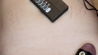 Estim: Electric Shock to Young Testicles! (Electricity on Penis) - do you feel pain?