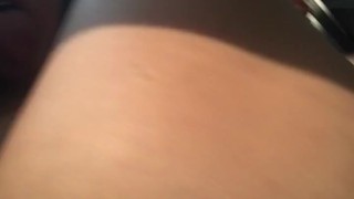 I masturbate my pussy with my girlfriend in my friend's car and make a video.