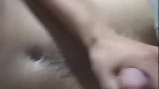 My stepsister watches me masturbate