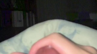 daily jerk off 1/30 playing with my sloppy dick till I cum