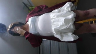 Naughty Sissy Smoking & Drinking Piss