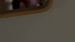 Kandi sucks off Kane and try’s to deepthroat in the mirror