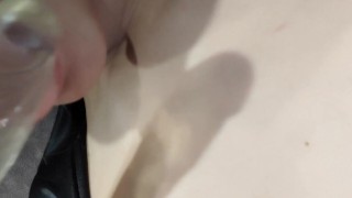21YO Curvy Girl Fetish Fucks Mouth & Ass with Dildo switching back and forth