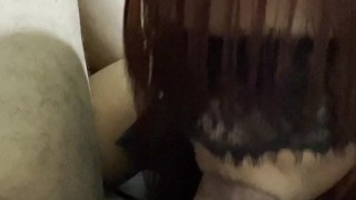 I started sucking my husband's dick and then I got too wet and beg for cock (PART 1)