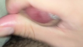 daily jerk off 03/30 - releasing a thick load