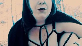 Nymeria Malfoy cutest orgasm EVER, wand play and dildo fuck in the woods