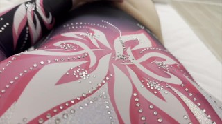 #017 Cum before Leaving in my Lululemon Yoga Pants and Gymnastics Leotard