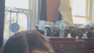 Sister in law giving head to brother in law