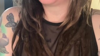 Sexy Smoking Brunette