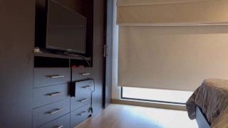 I discover my husband's lover in my closet, now I'm fucking her too!!