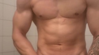 Raw Uncut Jerkoff Video, My Milf Stepmom watching me. HUGE CUMSHOT..