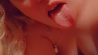 Someones kitten is awfully horny