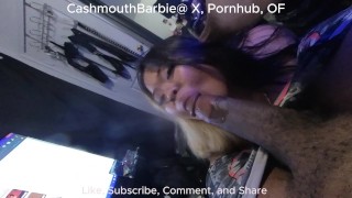 LIL ASIAN SUCKS THE TIP