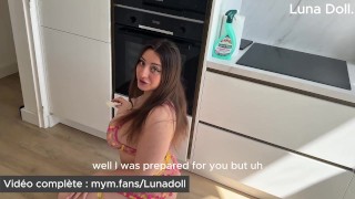 I was so horny ! So he fucked me in the kitchen !
