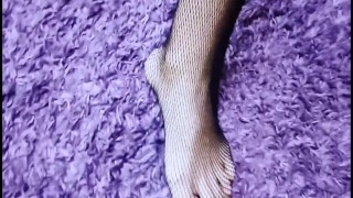 Masturbation and passion sex with skinny wife