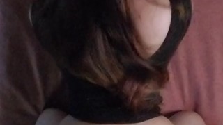 Chica argentina de hermoso y gran culo es follada en un pequeño vestido negro