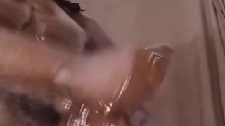 Hot horny guy talking dirty stroking oiled up Bbc wet and sloppy