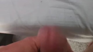 Older Guy with Huge Cock Jerking off!!