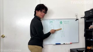 Erick Hall Spanish tutor with Big Cock teaches Blain Oconnor Jock with Big Butt a Bareback Lesson