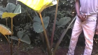 PUBLIC SOLO MASTURBATION ...ALMOST BUSTED