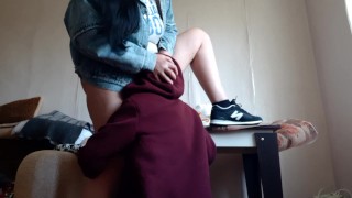 I got fucked in the mouth by a stranger biker - Lesbian_illusion