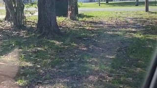 Playing with my nipples in broad daylight