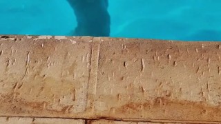 Día de pileta con mi hermanastra, después sexo anal