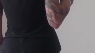 Getting my submissive toy ready to fuck