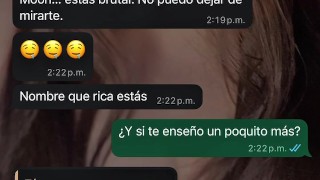  me vio en bragas, no se aguantó y terminó montando su verga