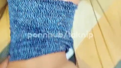 Binor cemberut kena kajutan crot dalem/She pouted at the surprise cum inside