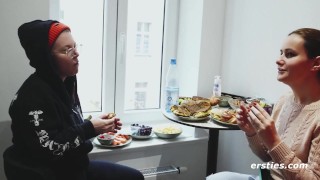 Ersties - Toyboy Fantasy 5 Ep 1 of 2 - Kim Lends Her Boyfriend To Service Her And 2 Other Hot Girls