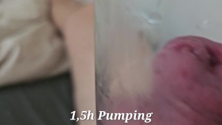 Pumping 2h Cock and Balls