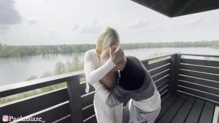 Zabrałem moją żonę na pierwszą rocznicę ślubu, ruchaliśmy się w miejscu publicznym - POLSKIE PORNO