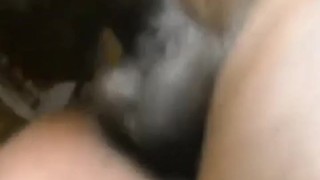 MAN MOANING LOUDLY WHILE STROKING HIS MONSTER BLACK COCK 😲