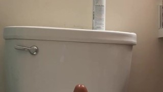 Fun with Dildo and dirty talk plays with cum