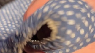 女友達の水玉パンツをティッシュ代わりにする屑