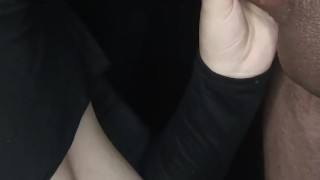 Gently fucking my lover in the mouth