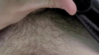 Jerking off in car on lunch