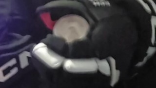 Hockey jock fucks fleshlight - Shortened (CUMSHOT)