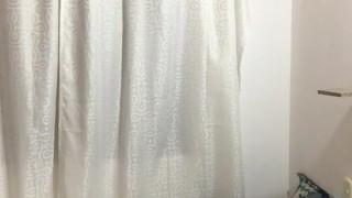 I suck my girlfriend's tits and ask her to scissor me.