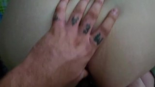 He covers my whole ass he should've creampied my tight pussy