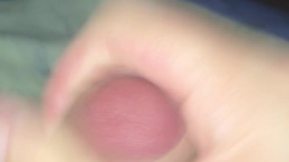 daily jerk off 30/30 - lots of precum and shooting a load - jerk off challenge