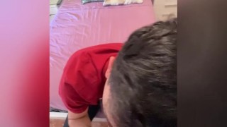 daddy fucks hot twink and cums hard on face