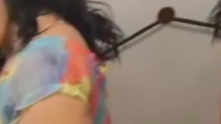 Caught toying around. Hot stepmom takes big cock