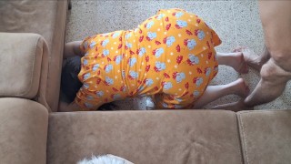 Stuck Arab Wife Gets More Than She Asked For — Real Couple Action