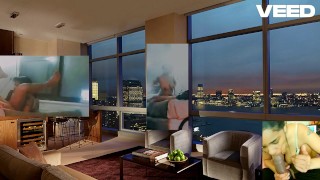 CONDO BUILDING PENT HOUSE LIVING ROOM AT HOME ORGY
