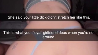 Cheating Teen Slut Takes Thick 7 INCH BBC at College with Panties On — Snapchat it All!