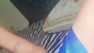 Playing with My pussy after a Basketball game